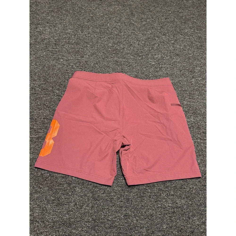 Vineyard Vines Mens Performance‎ Board Shorts 32 Maroon 98 Graphic Swim Trunks